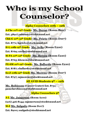  Counselors 2022-23